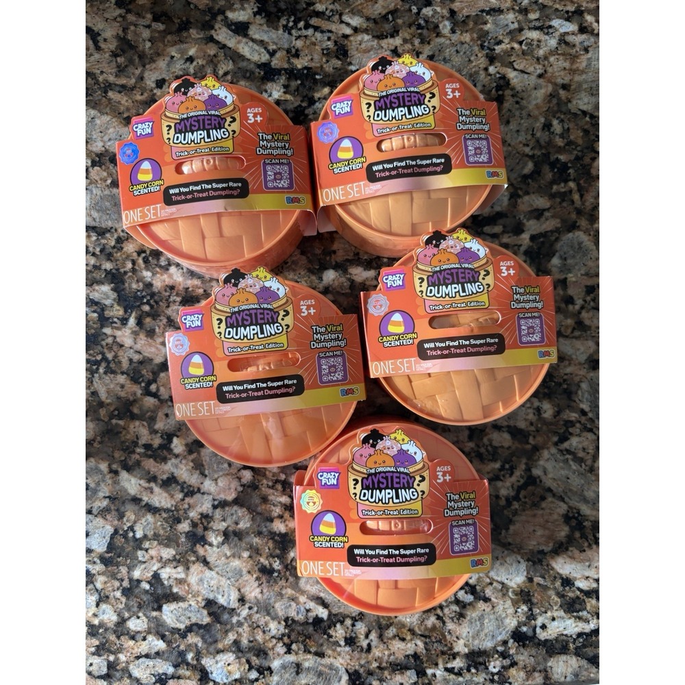 Set of 5 RMS Crazy Fun Trick-or-Treat Edition Scented Mystery Dumpling